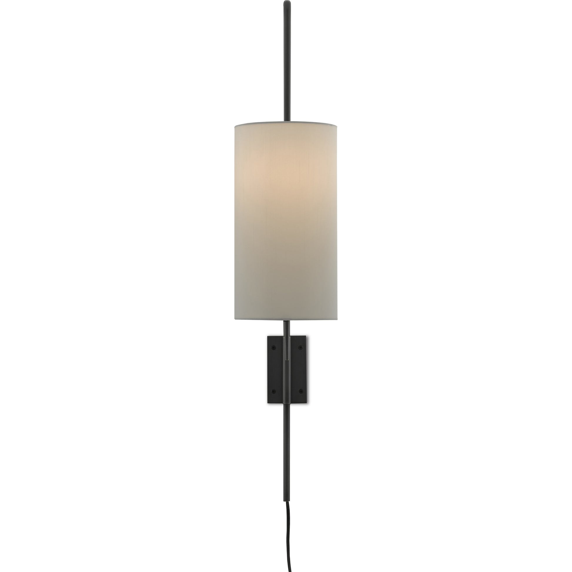 Tamsin Wall Sconce by Currey and Company in oil rubbed bronze. Made from metal in a modern style.