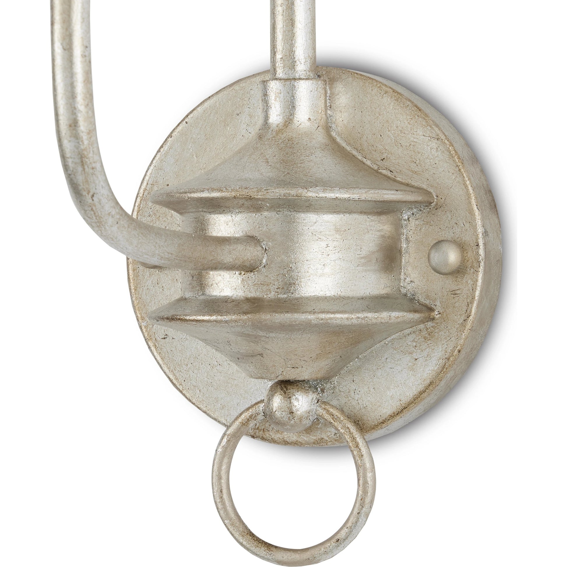 Nottaway Single Wall Sconce by Currey and Company. Made from wrought iron in a traditional style.