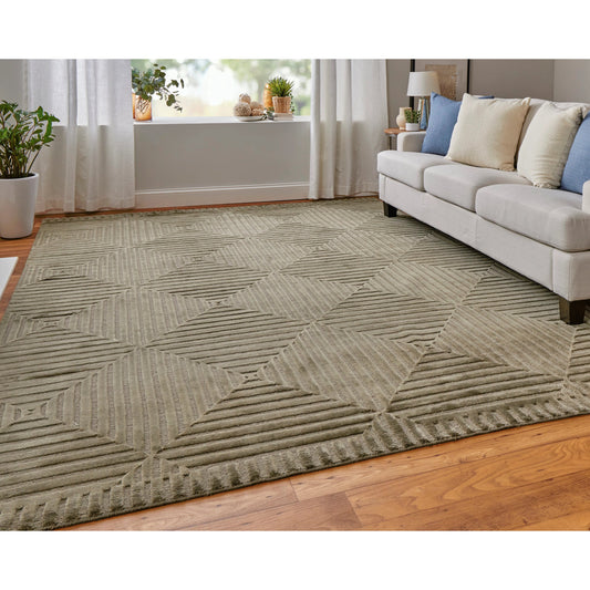 Channels Geometric Rug - 7276F by Feizy. Made from wool in a unique style.