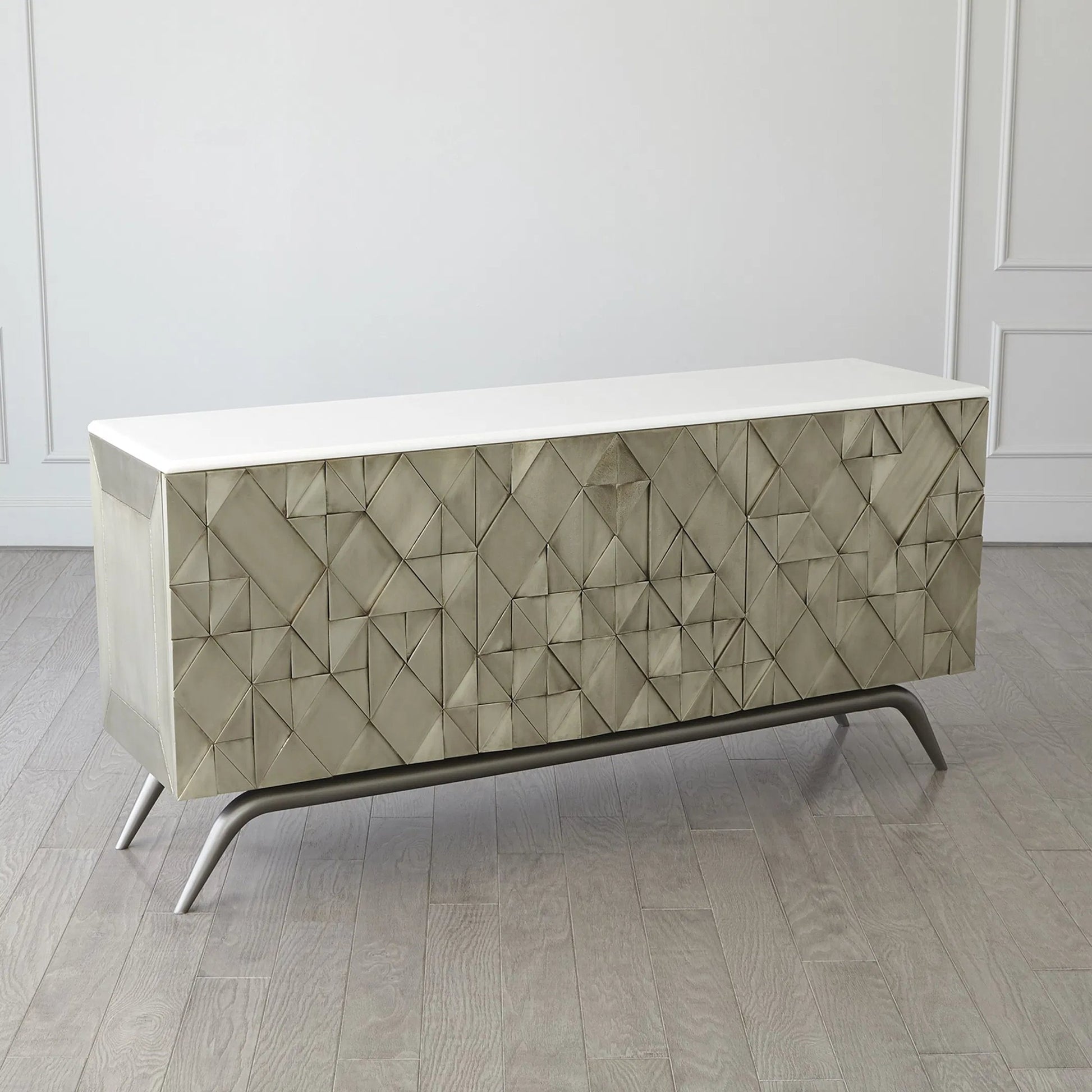 Triangle Cabinet by Global Views. Made from unique in a modern style.