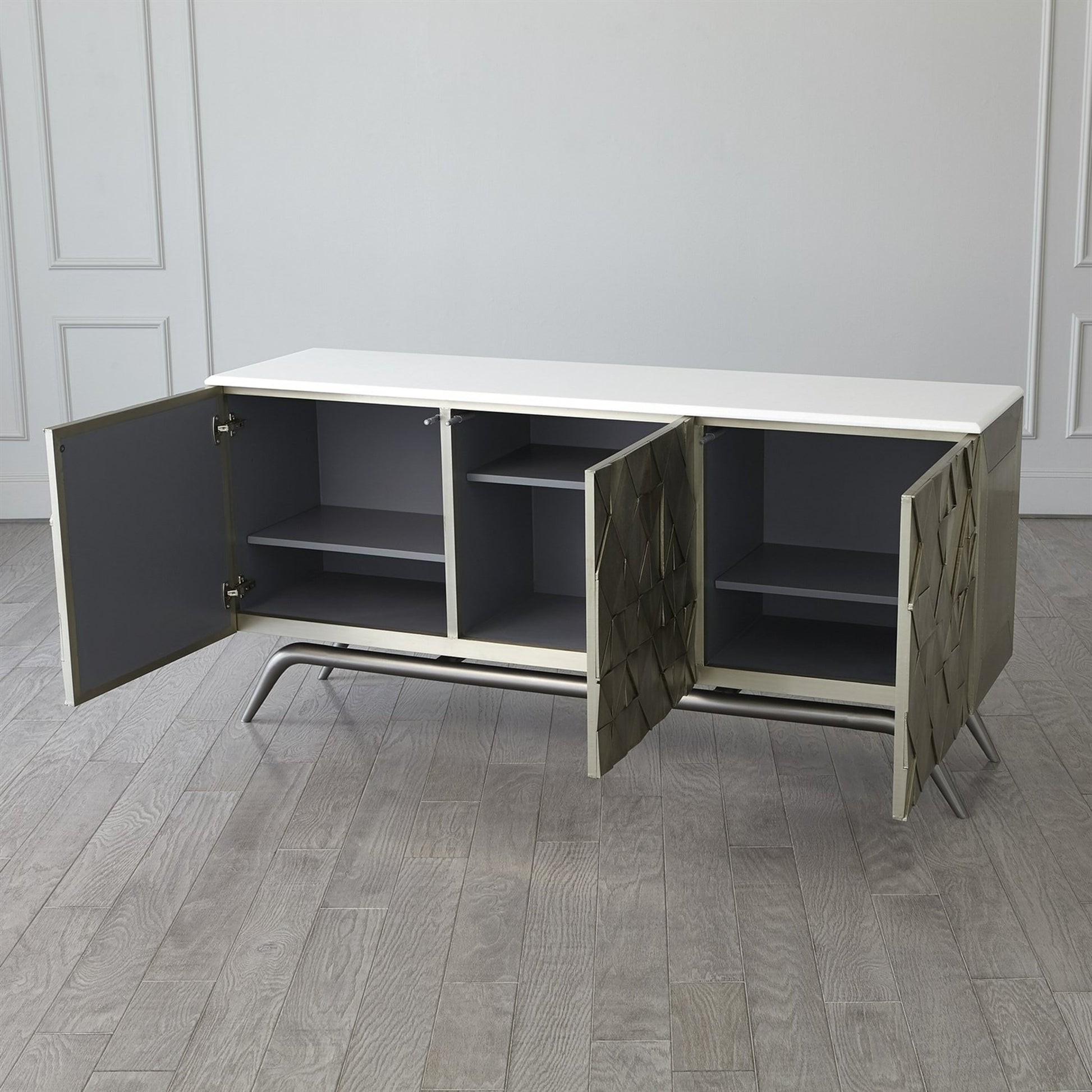 Triangle Cabinet by Global Views. Made from unique in a modern style.