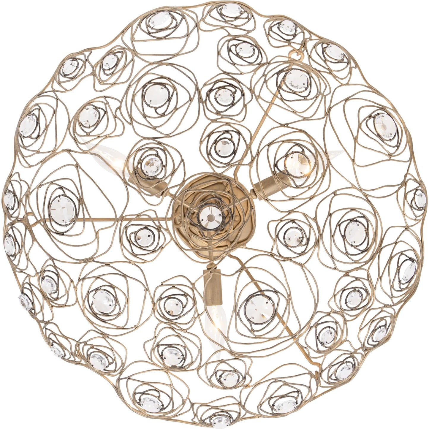 002 SI-2332085 | Additional Silo | Ethereal Rose Inverted Semi-Flush by Varaluz in havana gold ombre. Made from unique in a modern style.