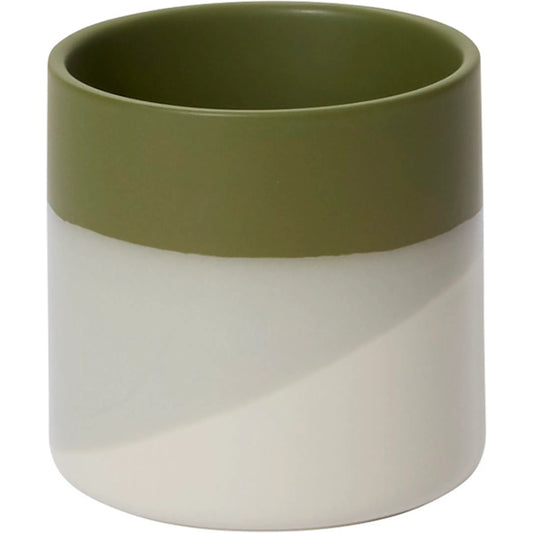 Lauris Pot 2 (Set of 2) by Accent Decor in green. Made from ceramic in a unique style.