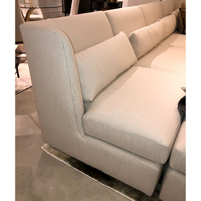 Alder Sectional Arm Chair by Global Views. Made from 7, 8 furniture grade hardwood, plywood mix kiln dried wood in a modern style.