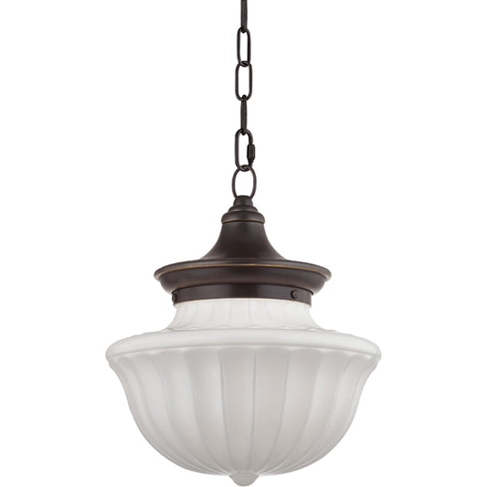Dutchess Pendant Light by Hudson Valley. Made from steel in a traditional style.