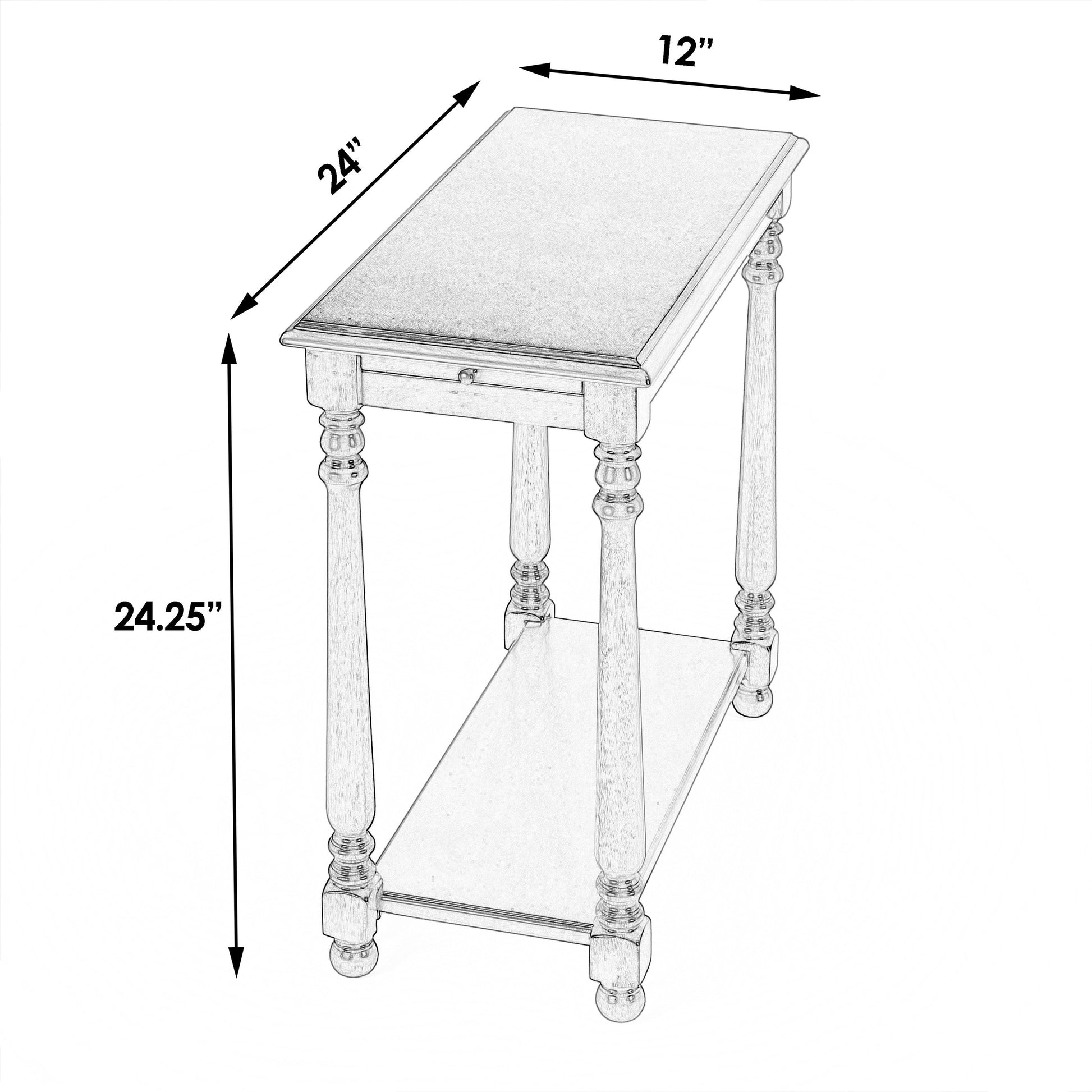 Devane Chairside Table by Butler Specialty Company. Made from unique in a traditional style.
