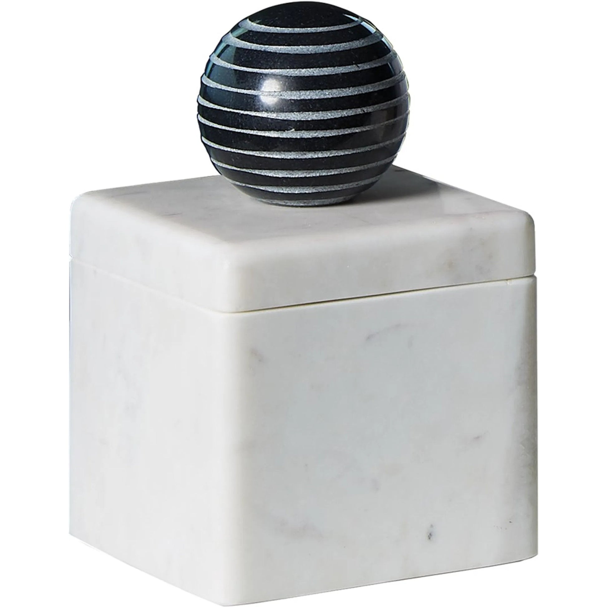 La Boite Box by Global Views. Made from white banswara, black bheslana in a eclectic & global style.