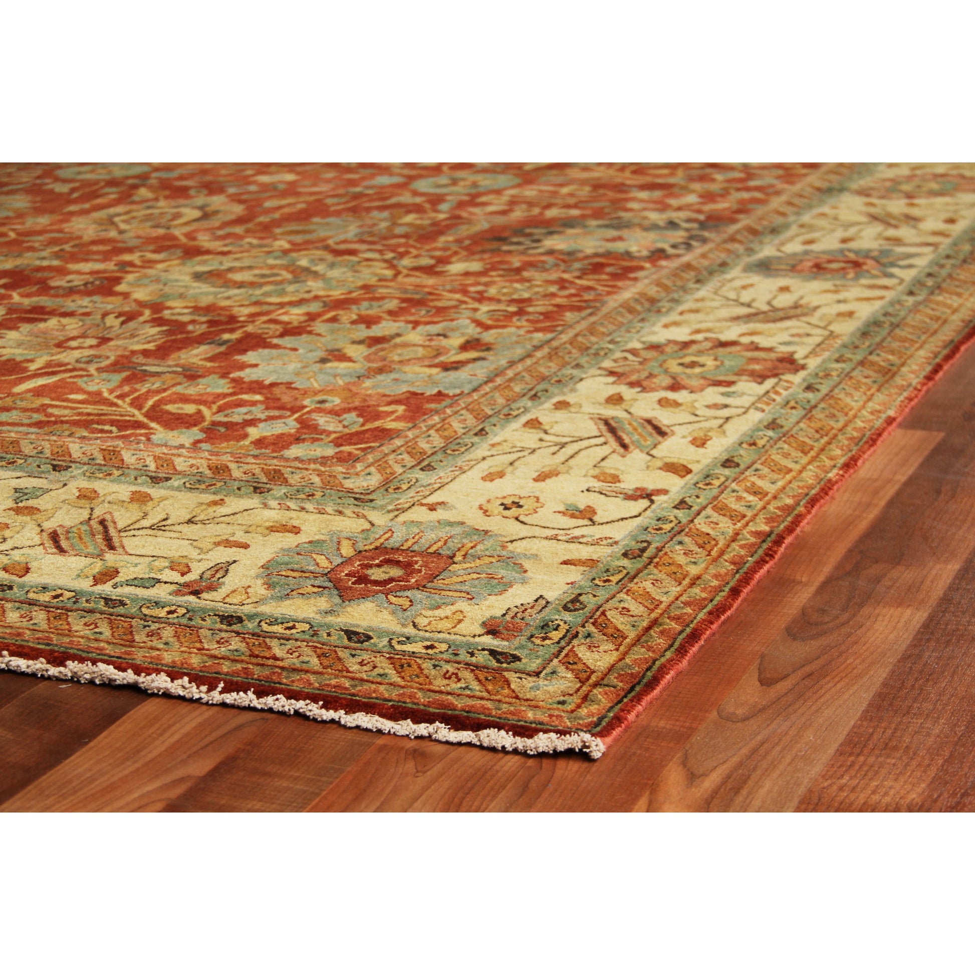 Fine Serapi Rug by Exquisite Rugs in rust, light gold. Made from new zealand wool in a unique style.