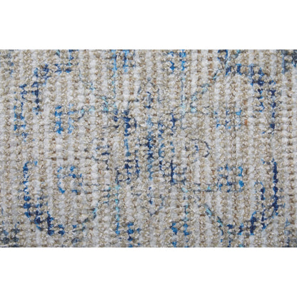 Caldwell Transitional Rug - 8108F by Feizy in gray, blue, ivory. Made from wool, viscose in a unique style.