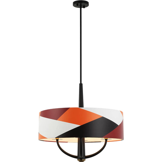 Patchwork Pendant by Varaluz. Made from unique in a unique style.