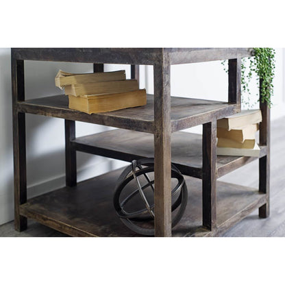 Wright End/Side Table by Mercana in brown. Made from unique in a eclectic & global style.