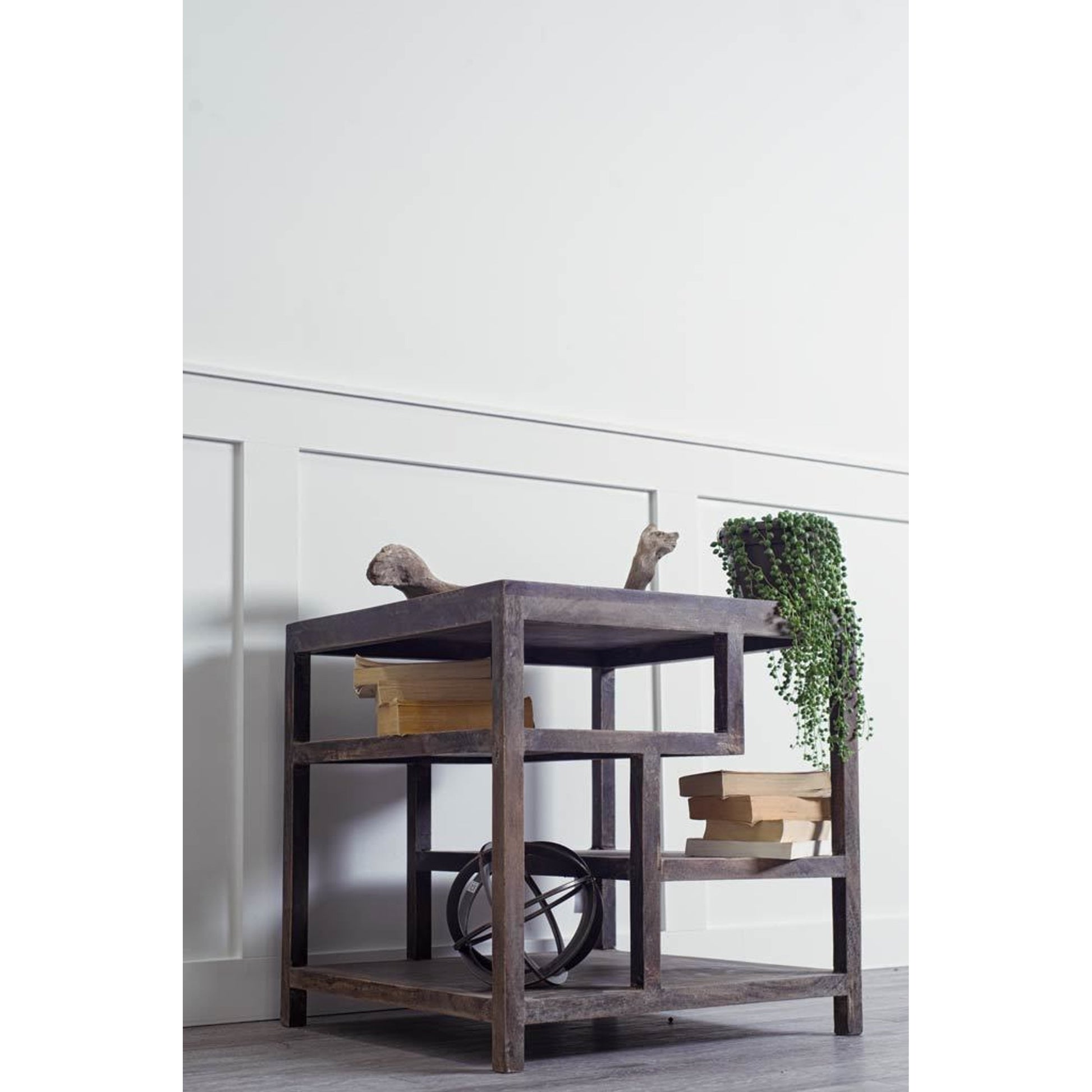 Wright End/Side Table by Mercana in brown. Made from unique in a eclectic & global style.