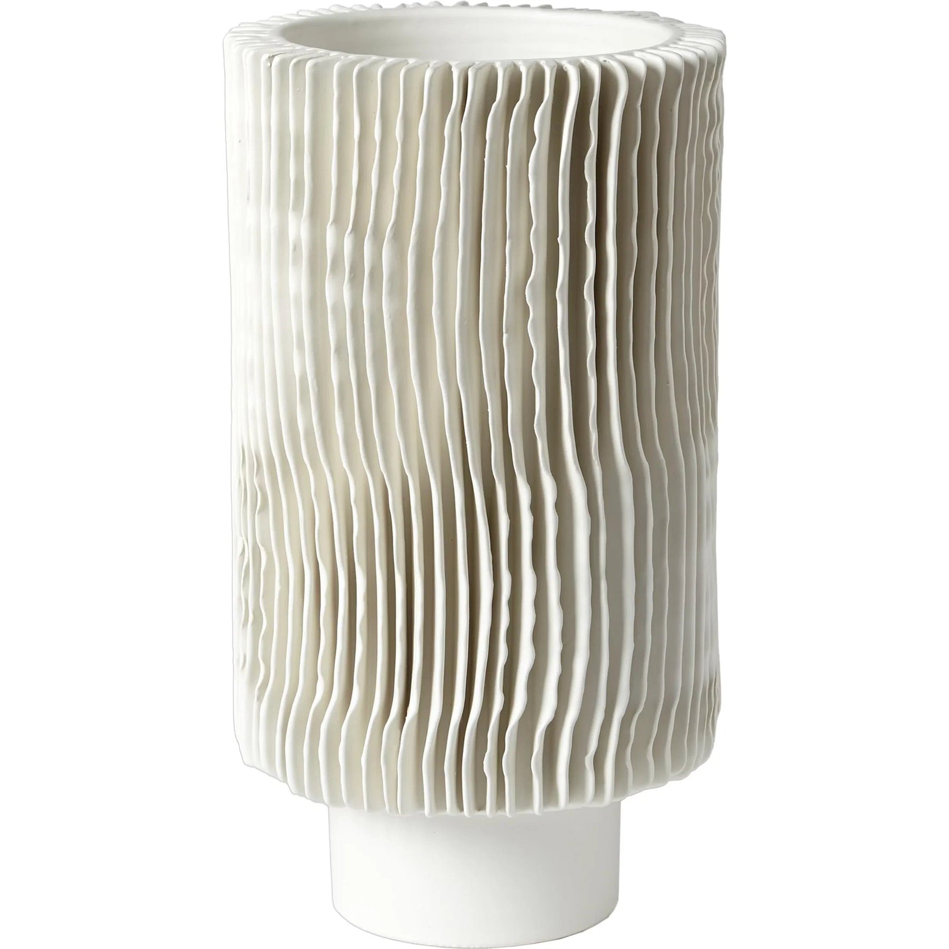 Radiator Vase by Global Views. Made from ceramic in a coastal style.