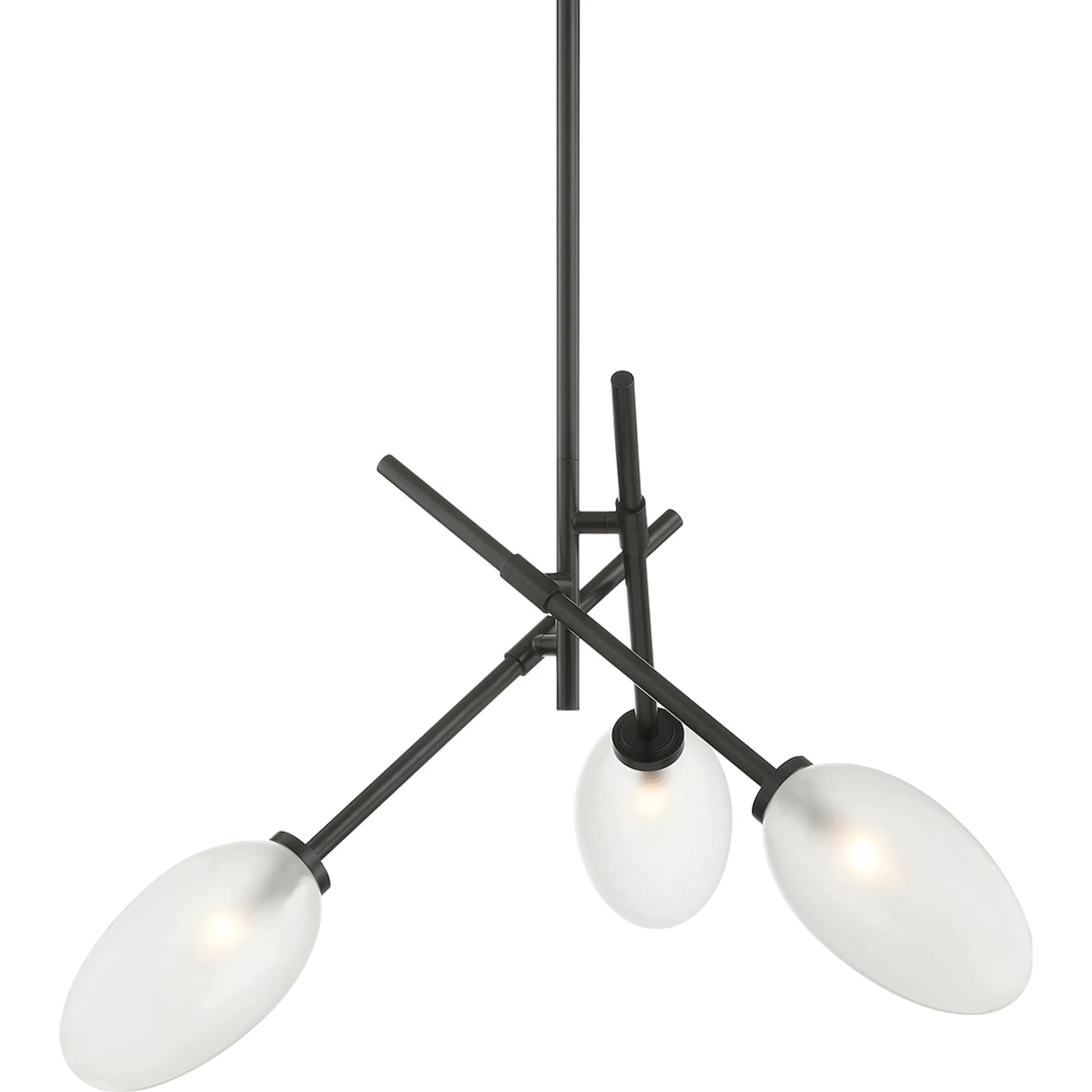 Alberton 3 Light Chandelier by Hudson Valley in aged brass. Made from steel in a modern style.