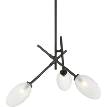 Alberton 3 Light Chandelier by Hudson Valley in aged brass. Made from steel in a modern style.