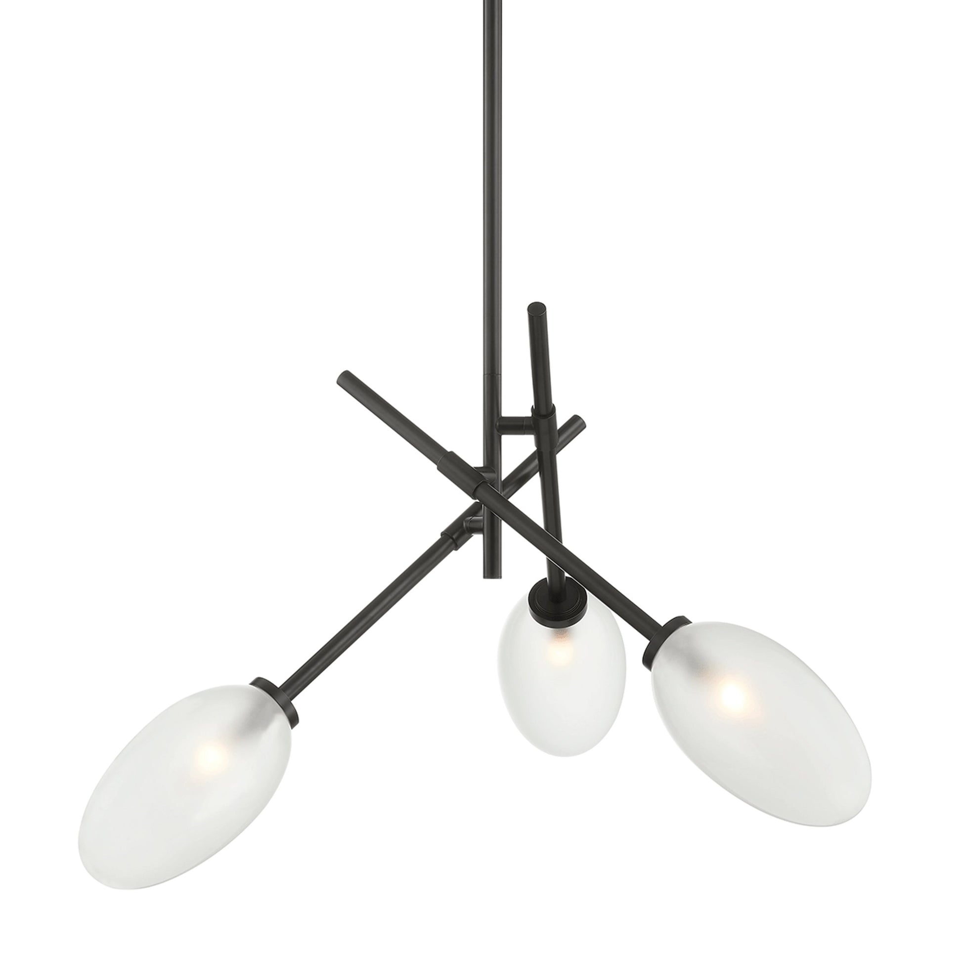 Alberton 3 Light Chandelier by Hudson Valley in aged brass. Made from steel in a modern style.