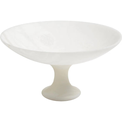 Alabaster Compote by Global Views. Made from alabaster in a modern style.