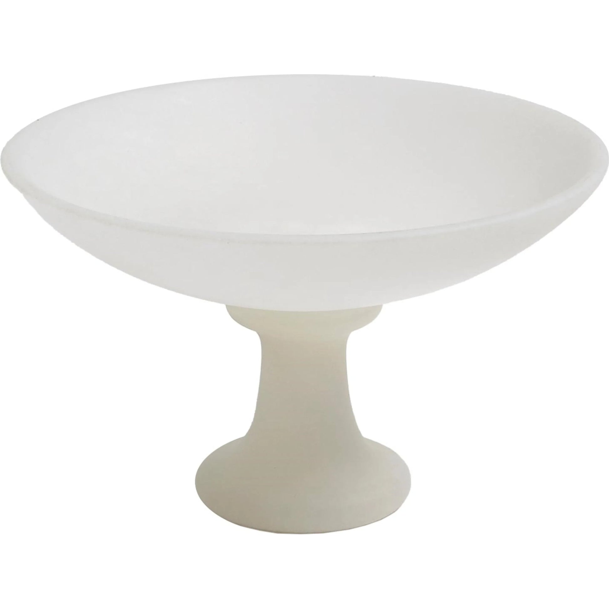 Alabaster Compote by Global Views. Made from alabaster in a modern style.