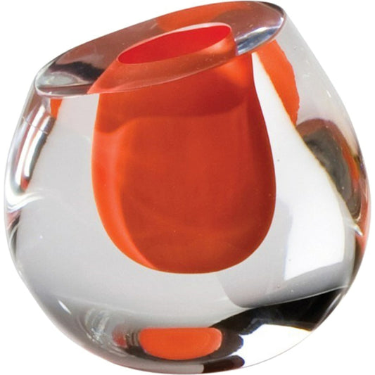 Color Drop Vase by Global Views. Made from art glass in a modern style.