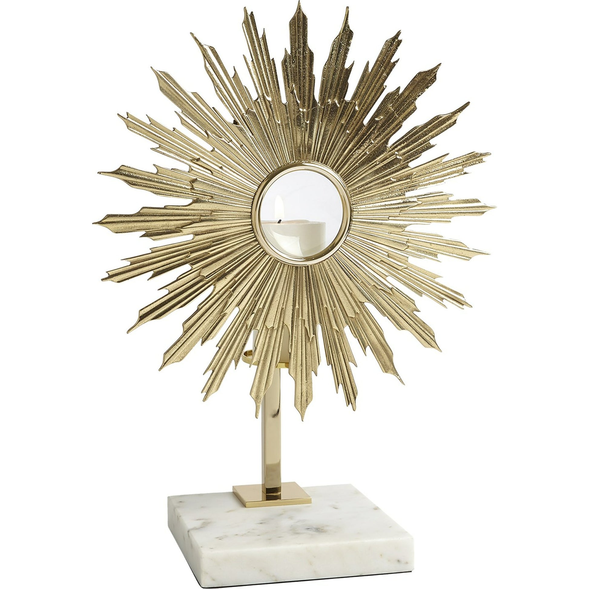 Lumiere by Global Views in nickel. Made from brass, granite in a transitional style.