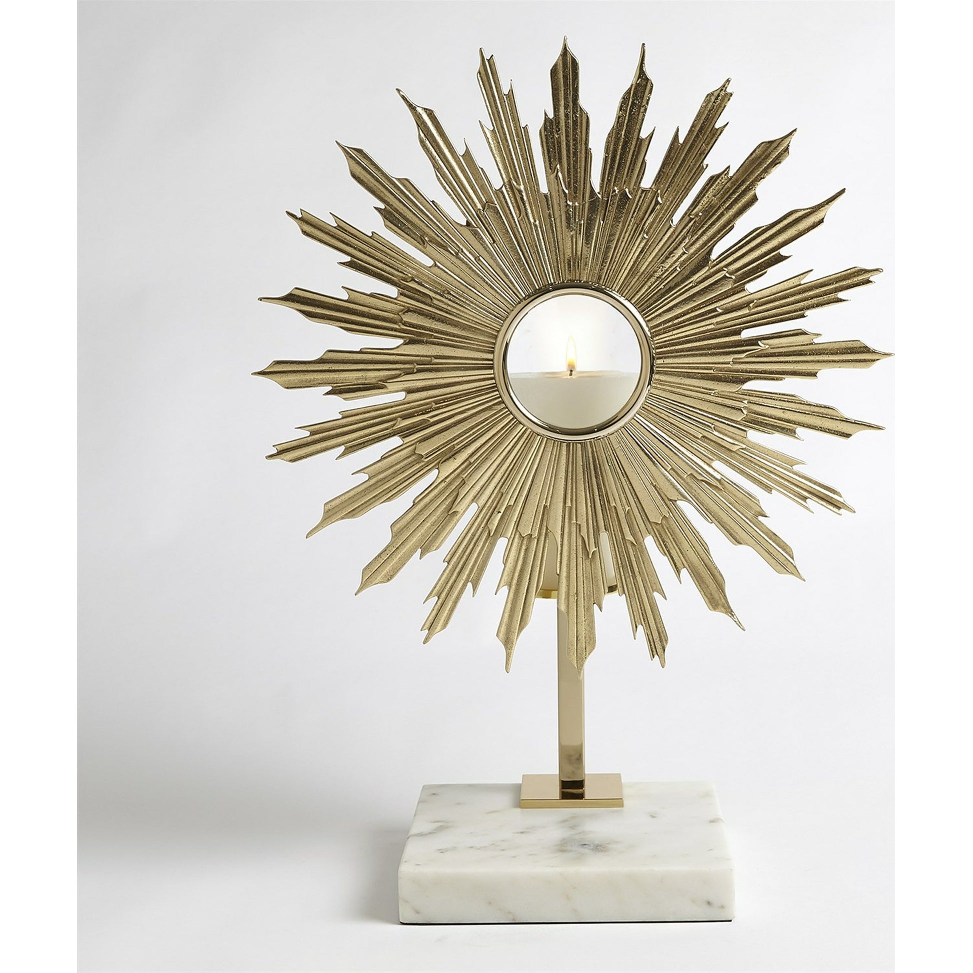 Lumiere by Global Views in nickel. Made from brass, granite in a transitional style.