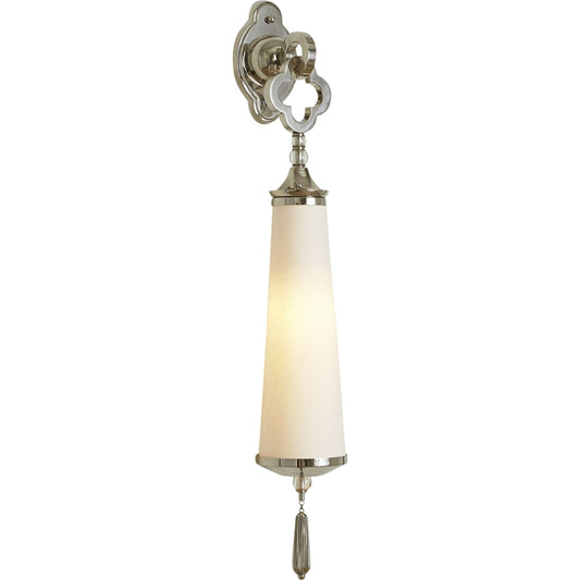 Quatrefoil Sconce by Global Views. Made from unique in a transitional style.