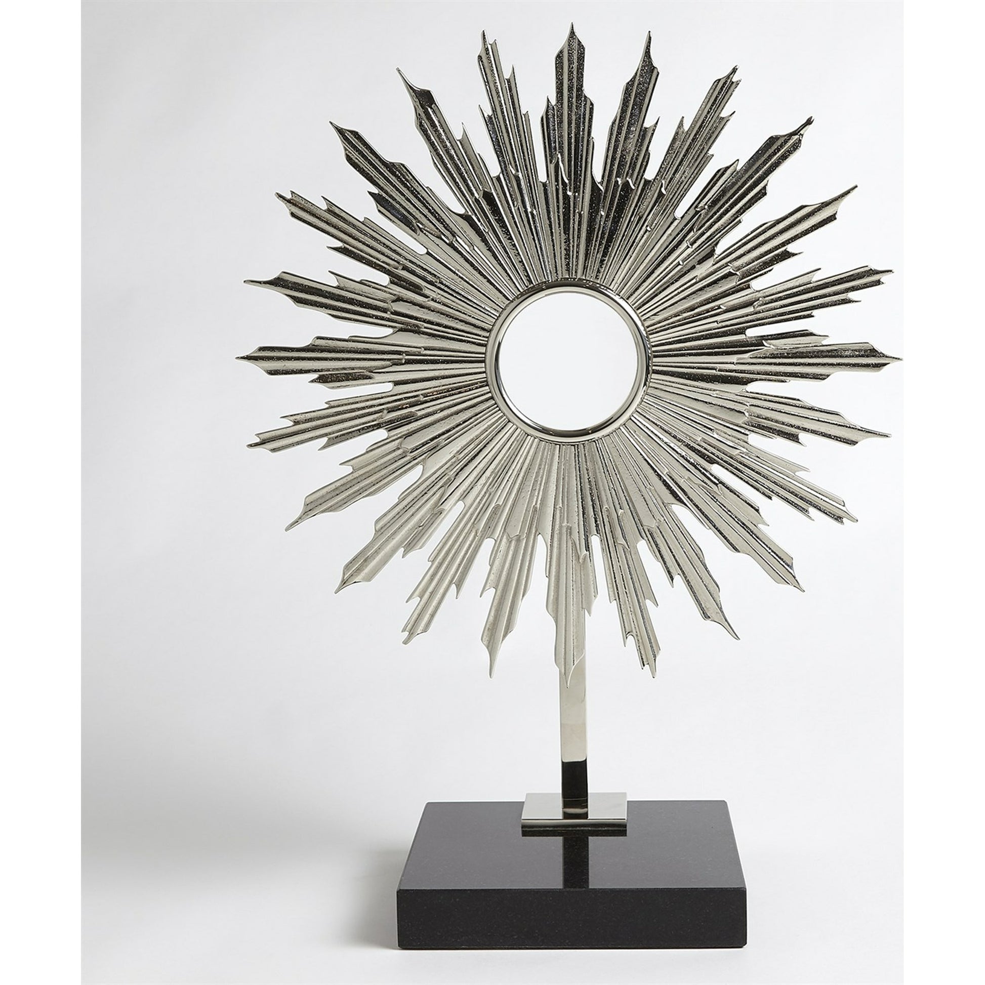 Lumiere by Global Views in nickel. Made from brass, granite in a transitional style.