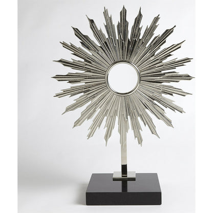Lumiere by Global Views in nickel. Made from brass, granite in a transitional style.
