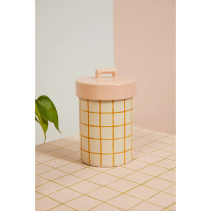 Margot Canister by Accent Decor. Made from ceramic in a modern style.
