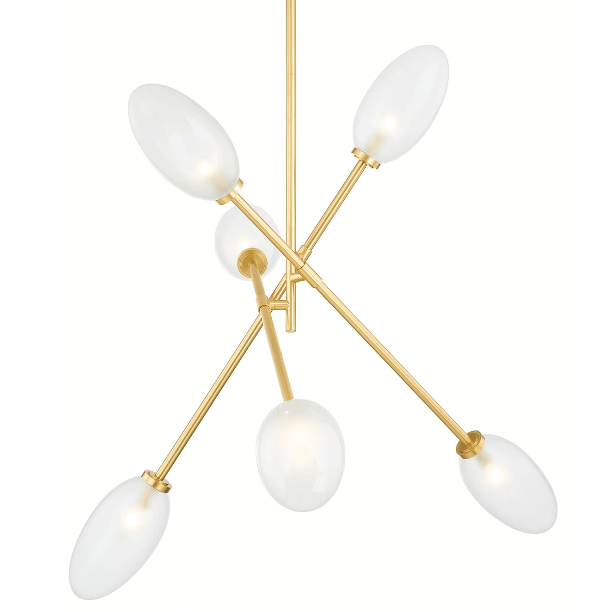 Alberton 6 Light Chandelier by Hudson Valley. Made from steel in a modern style.