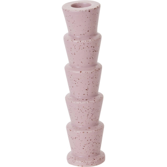 Bryce Candleholder 4 (Set of 4) by Accent Decor in light-purple. Made from ceramic in a unique style.