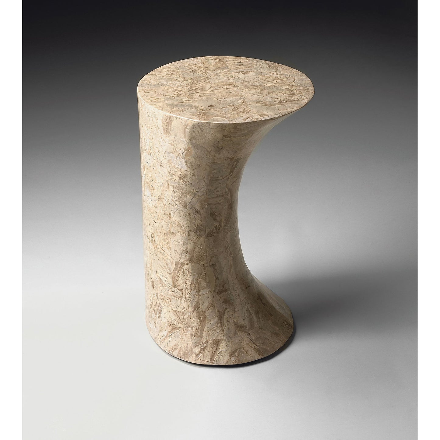 003 O-BUTLER-5059070 | Additional Silo | Jaxon Side Table by Butler Specialty Company in beige and heritage. Made from wood, pastor stone in a modern style.