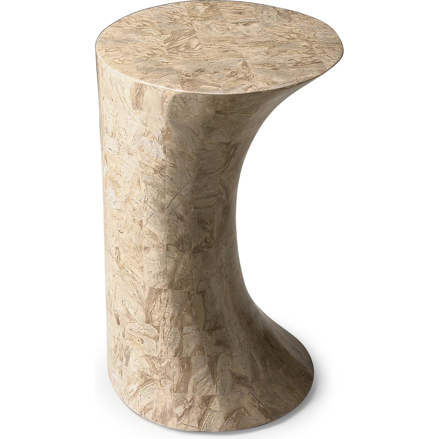 002 O-BUTLER-5059070 | Additional Silo | Jaxon Side Table by Butler Specialty Company in beige and heritage. Made from wood, pastor stone in a modern style.