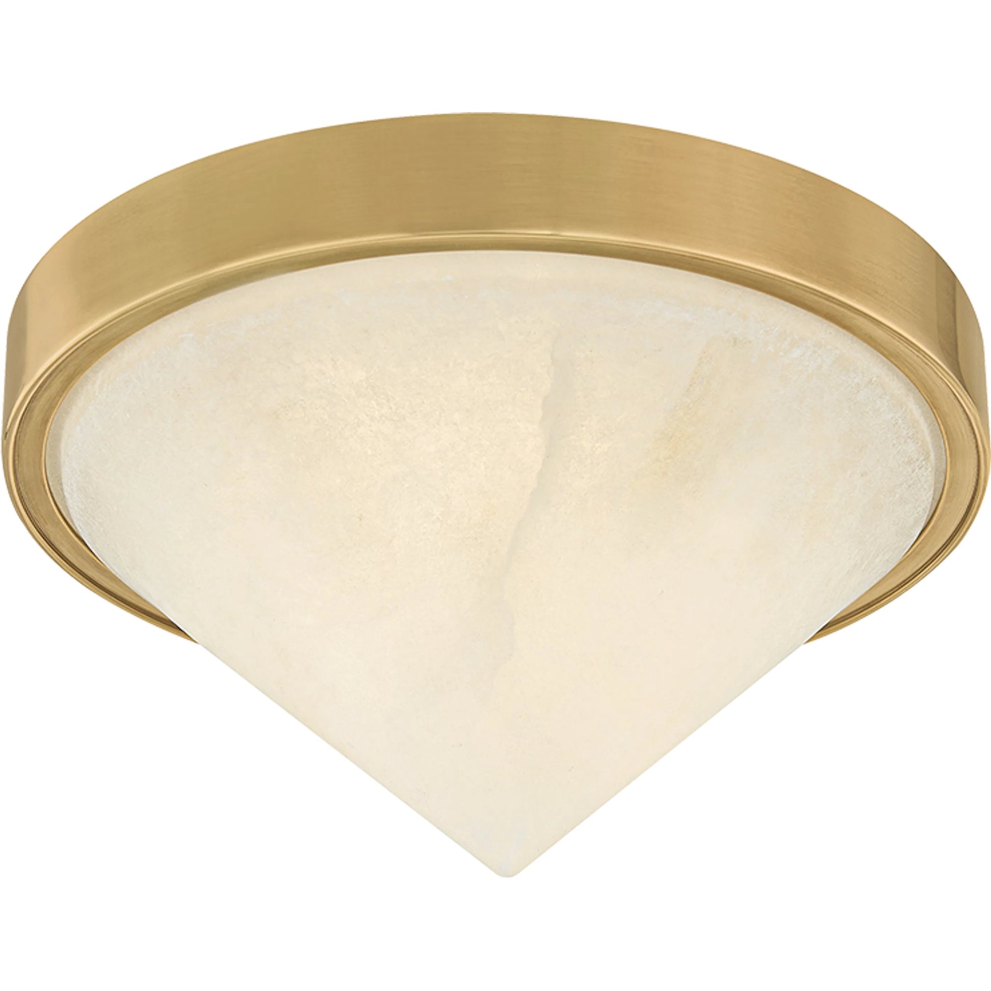Colmar Flush Mount by Corbett in vintage brass. Made from brass in a transitional style.