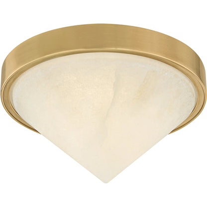 Colmar Flush Mount by Corbett in vintage brass. Made from brass in a transitional style.
