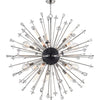 Polished Nickel / 60" x 60" x 115.5"