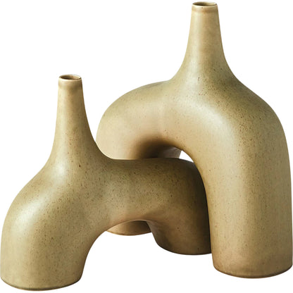 Stretch Vase by Global Views. Made from earthenware in a eclectic & global style.