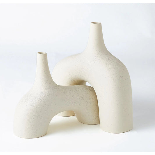 Stretch Vase by Global Views. Made from earthenware in a eclectic & global style.
