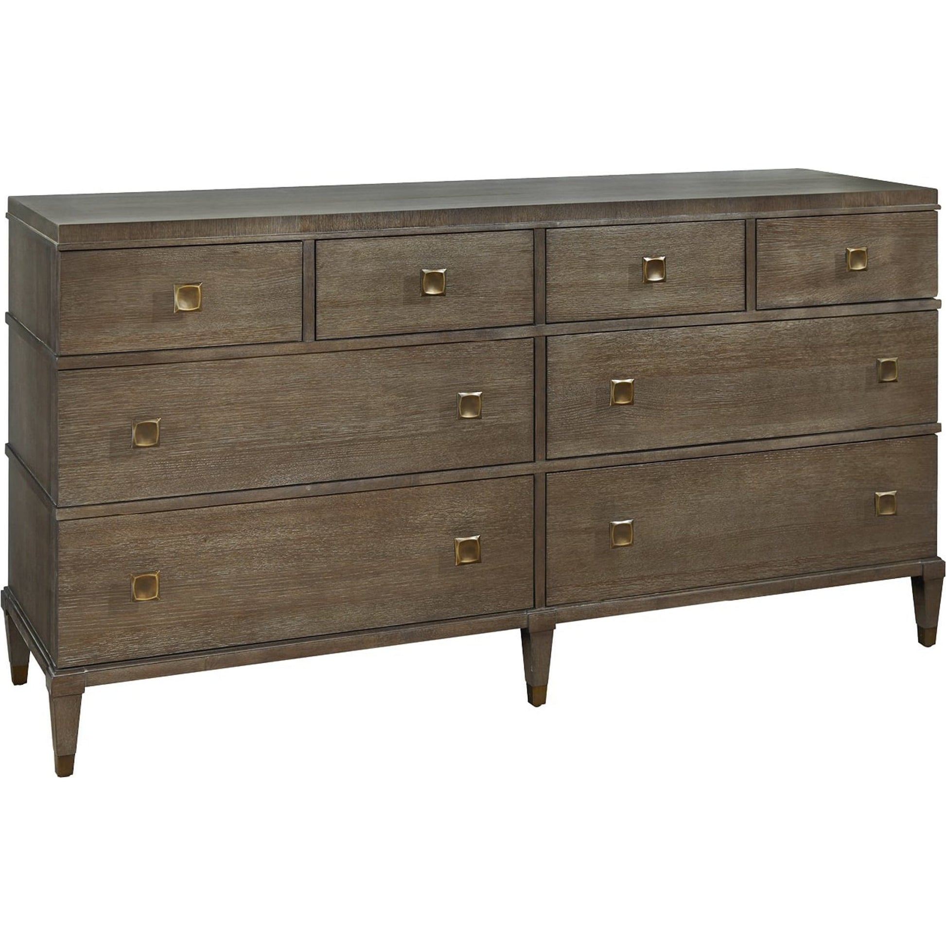 Playlist Dresser by Universal Furniture in antique brass and brown eyed girl. Made from unique in a transitional style.