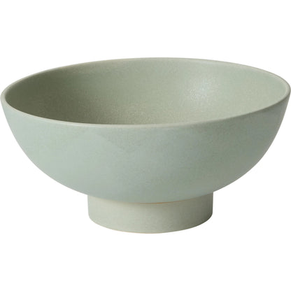 Beltline Bowl with Saucer by Accent Decor in seafoam. Made from ceramic in a unique style.