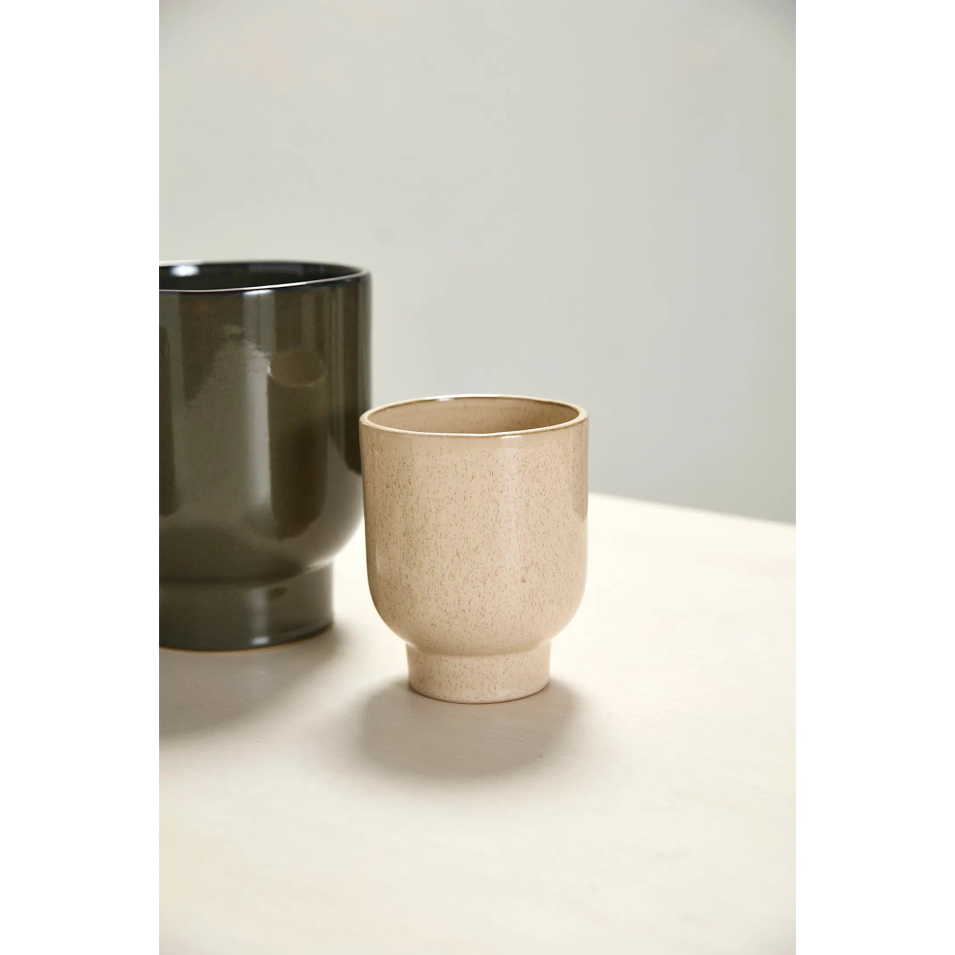 Fischer Pot 2 (Set of 2) by Accent Decor. Made from ceramic in a unique style.