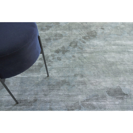 Koda 5072 Rug by Exquisite Rugs in ink blue, multi. Made from bamboo silk in a unique style.