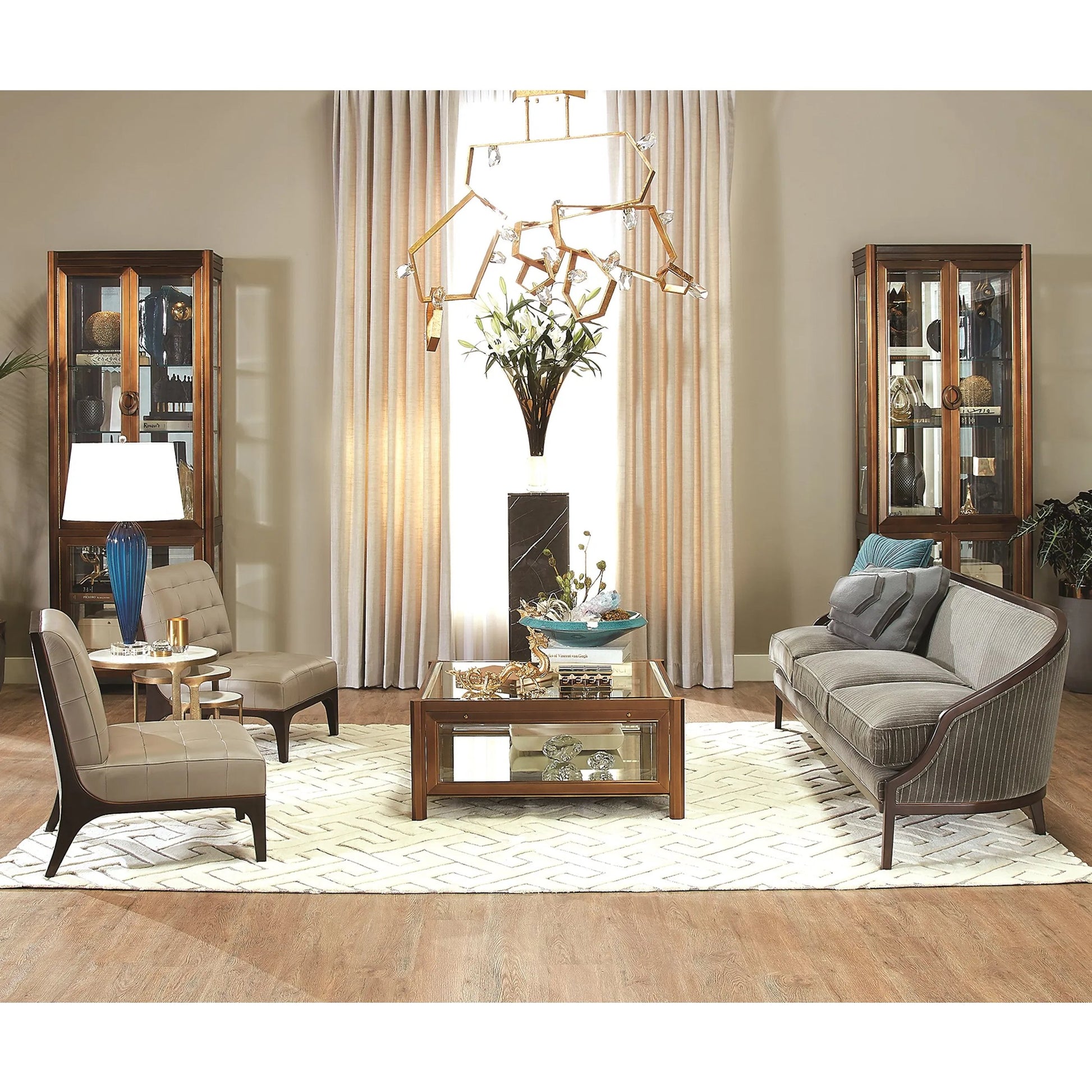 Graffito Pedestal by Global Views. Made from graffito in a modern style.