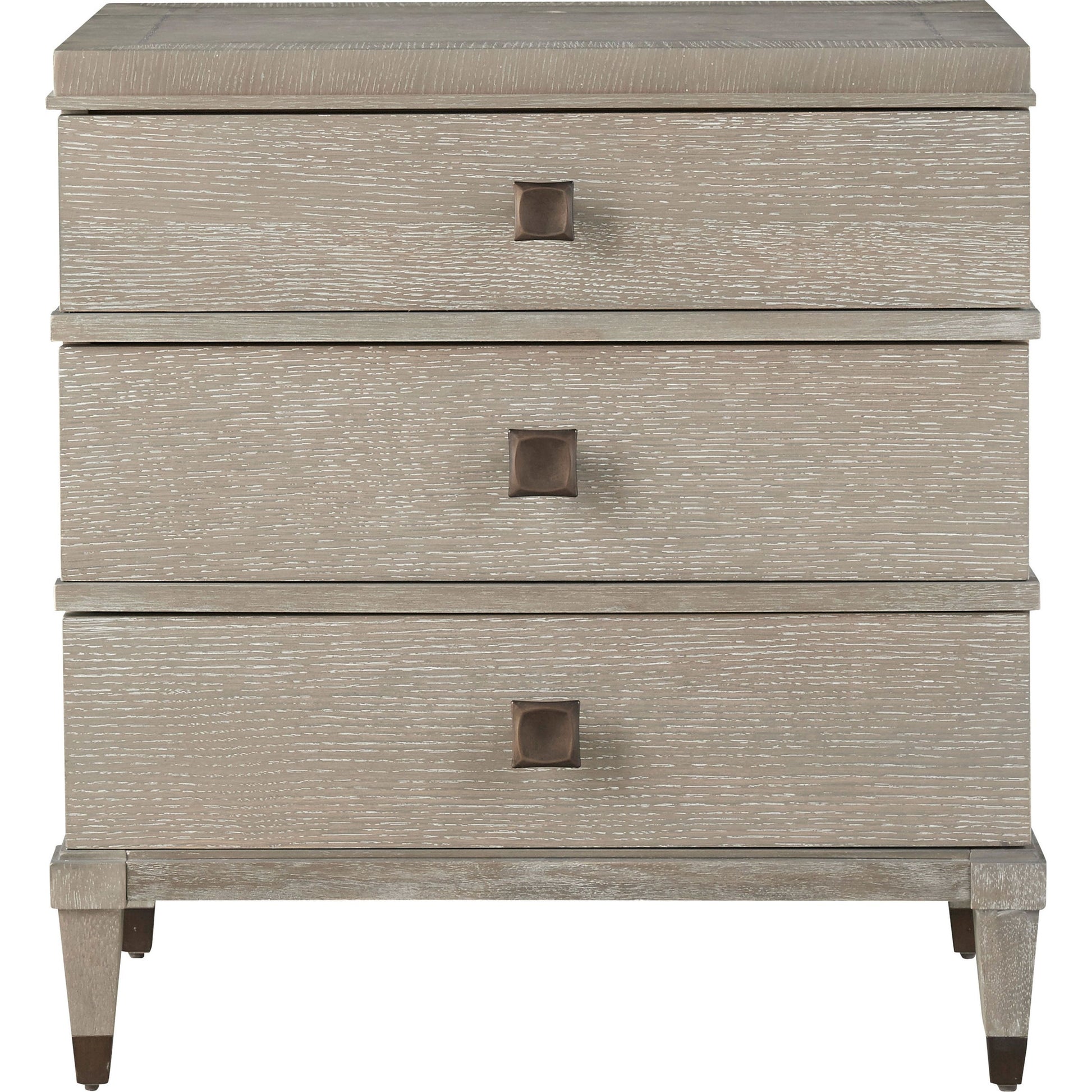 Playlist Nightstand by Universal Furniture in antique brass. Made from unique in a transitional style.