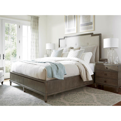 Playlist Nightstand by Universal Furniture in antique brass. Made from unique in a transitional style.