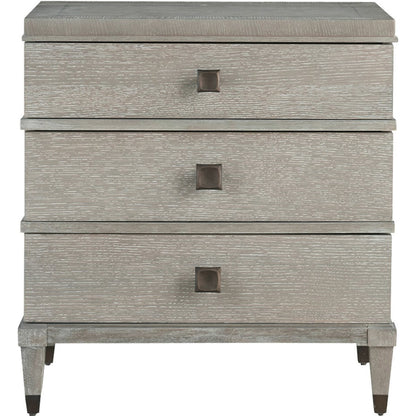 Playlist Nightstand by Universal Furniture in antique brass. Made from unique in a transitional style.