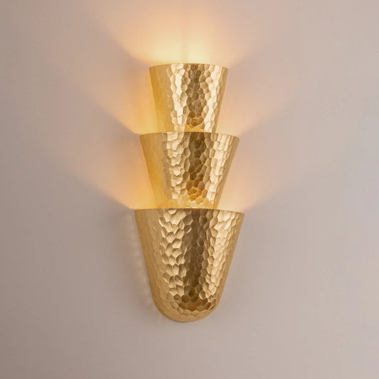 Bucharest Wall Sconce by Corbett. Made from iron in a unique style.