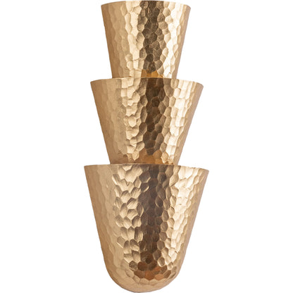 Bucharest Wall Sconce by Corbett. Made from iron in a modern style.