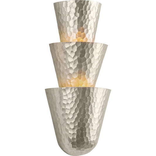 Bucharest Wall Sconce by Corbett. Made from iron in a unique style.