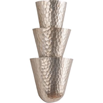 Bucharest Wall Sconce by Corbett. Made from iron in a modern style.